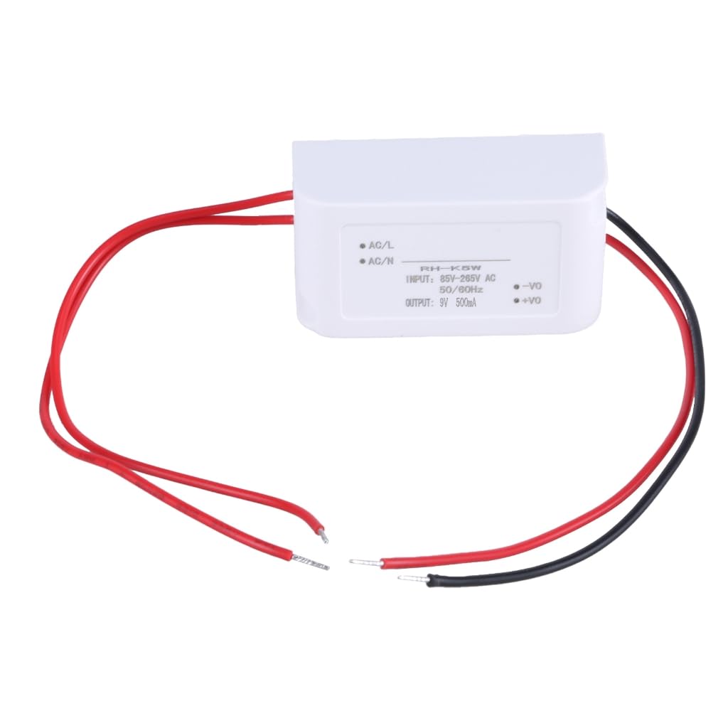 Elnwnnkc AC85V~265V to DC9V 500mA Power Adapter Efficient Voltages Regulator Module Converter for LED Light Router