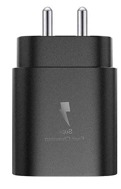 Image of Original 25W Fast Charging Adapter Compatible with Samsung S Series | Super Fast Charger Adapter for S24 / S23 / S23 fe / S22 / S21 / S21 fe (Without Cable)*Black GFR561