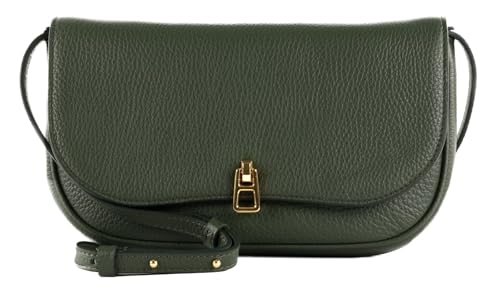 Sac à épaule bandoulière Magie Mini Bag Coccinelle petit sac de soirée en cuir vert
