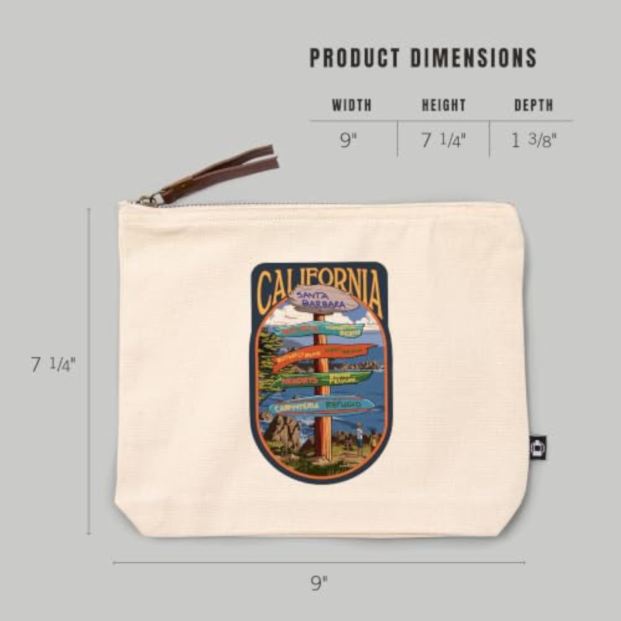 Contour Cotton Canvas Travel Accessory Go Bag