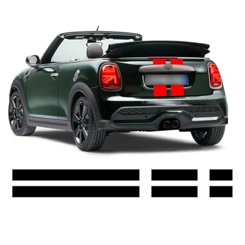 Pegatina del capó del capó Rayas del capó Banda de la Cubierta del Motor calcomanía de Vinilo Trasera, para Mini Cooper F56 R56 F55 F57 R57 JCW