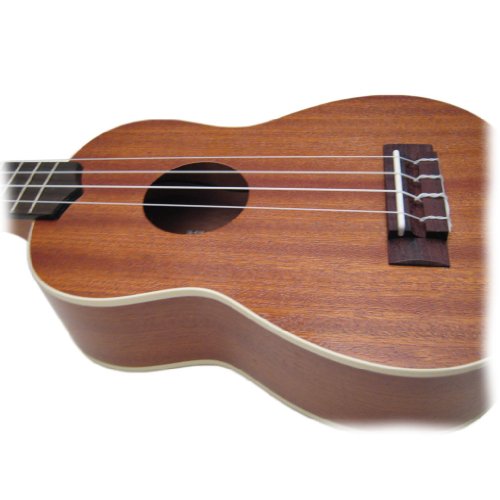 Kala KA-S Ukulélé soprano en acajou avec finition traditionnelle et cordes Aquila - Les Beatles, Paul McCartney, John Lennon, RIngo Starr, George Harrison Kala KA-S Ukulélé soprano en acajou avec finition traditionnelle et cordes Aquila – Image 5
