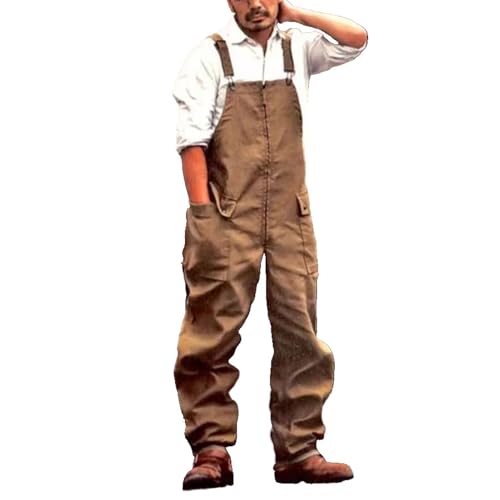 Ropa de calle estilo overol para hombre WOLONG holgado para diario