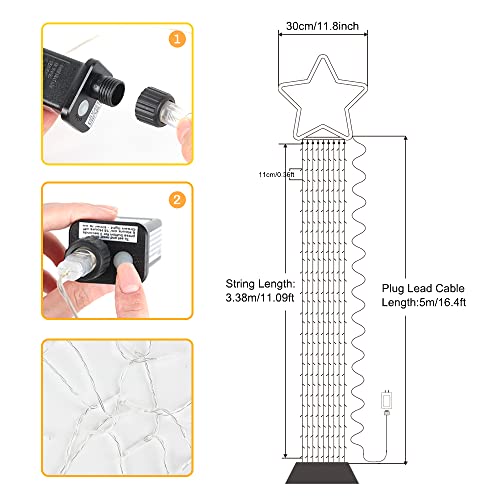 Christmas String Star Lights DROPS TO (works on Multicolor) - image 7