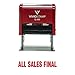 All Sales Final Rubber Stamp (Red Ink) - Large