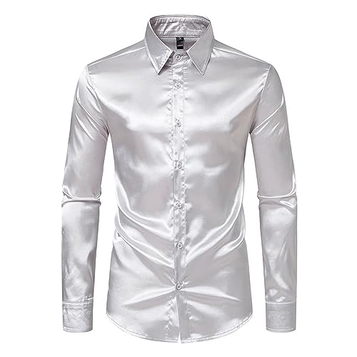 Chemise Henley à manches longues pour homme avec imprimé floral casual