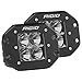 Rigid Industries - D-Series PRO Flood Flush Mount LED Lights, Set of 2