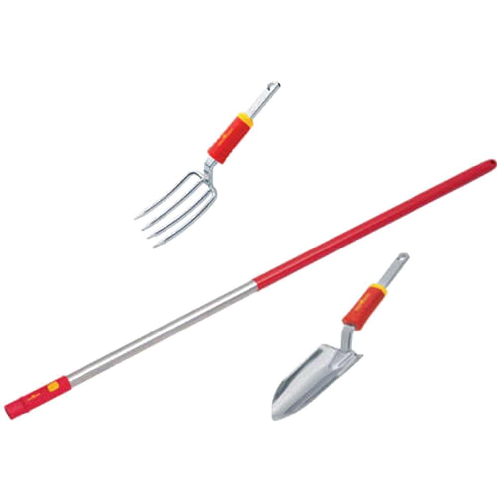 Wolf-Garten MC LUGM Hand Fork/LUSM Trowel and 120 cm Zmi12 10 Handle