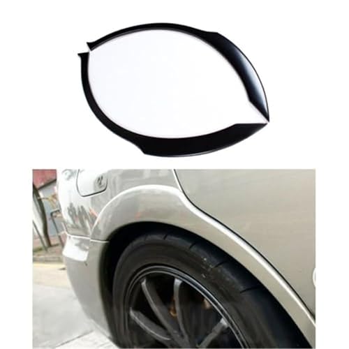 Cejas de arco de rueda trasera para Subaru Impreza 2002-2009 contra impactos 4