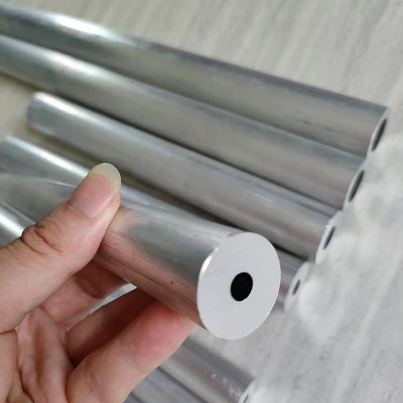 Miniatura 5 de Heavy Duty 6061 Aluminum Hollow Tube Pipe Alloy Aluminum Shaft Sleeve for Wardrobe Brackets craft frame(OD 50 x ID 42mm)