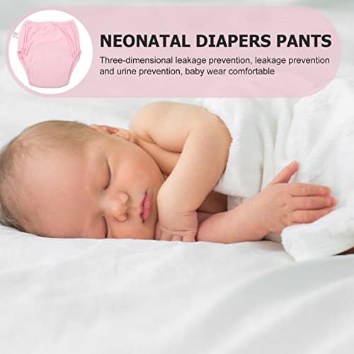 Healifty Potty Toddler Boys Washable Toilet Unisex Infant Diaper Pant Underwear Girls Pink Baby Sanitary Pocket Cotton Reusable Pee Pants Cover for Nappy Training Panties Shower Nappies