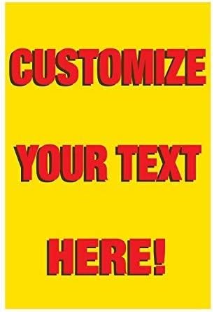 HALF PRICE BANNERS | Custom Business Vinyl Banner-Indoor/Outdoor 4X3 foot-Solid | Includes Zip Ties | Easy Hang Sign-Made in USA