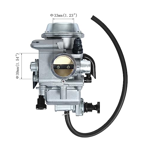 Image of Carburetor Carb for 1993-2000 Honda Fourtrax 300 TRX300FW, 1986-1987 Fourtrax TRX 350, 1997-2004 Foreman TRX400FW 400, 98-04 Foreman 450 TRX450FE /FM /S /ES, 00-06 Rancher 350 TRX350