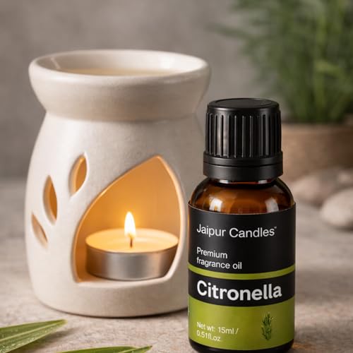 Image of Fragrance Oil | 15 ml | Aroma Oil for Home Fragrance | Best for Aromatherapy | Use in Diffusers, Candles, Air Fresheners (15ML, citronella)