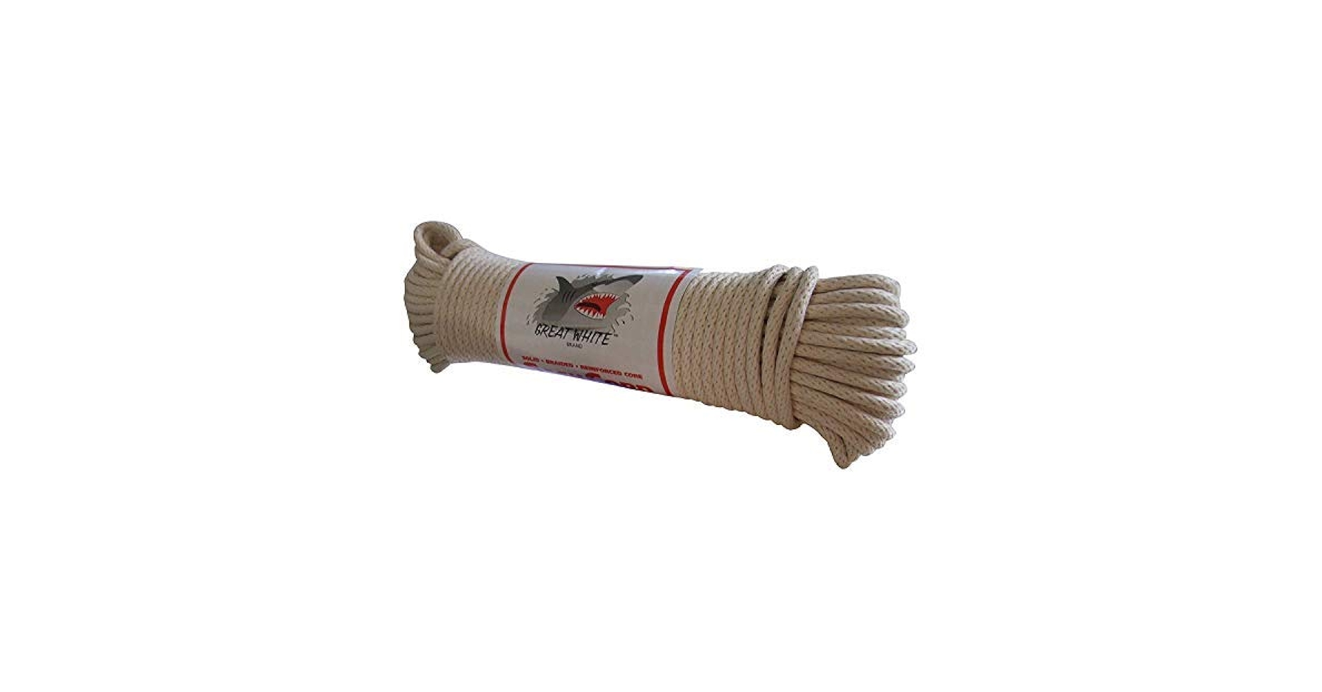 Amazon.com: GREAT WHITE Sash Cord #6 100ft. Hank Natural