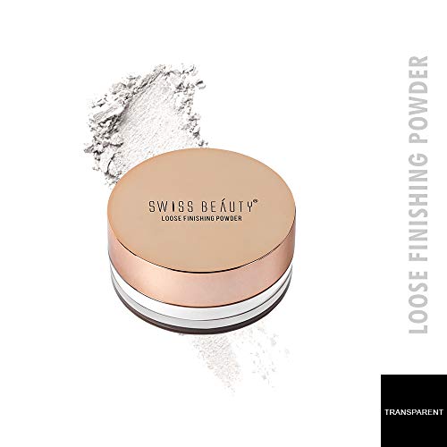Image of Swiss Beauty Ultra Fine Loose Finish Powder, Face Makeup, Shade-06 Transparent, 8gm