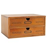 [Construction en bois massif premium] Fabriqué à partir de bois massif écologique de haute qualité Cet organisateur de tiroir est construit pour durer. Le cadre en bois robuste assure la durabilité tandis que le grain de bois naturel ajoute de la chaleur et de la texture à votre espace. Contrairement aux organisateurs en plastique, cette pièce en bois apporte un charme rustique élégant à n'importe quel décor de pièce.