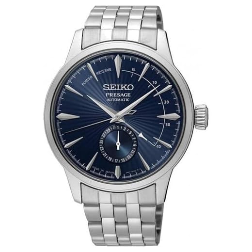 SEIKO PRESAGE Power Reserve Cocktail Time "Blue Moon" SSA347J1