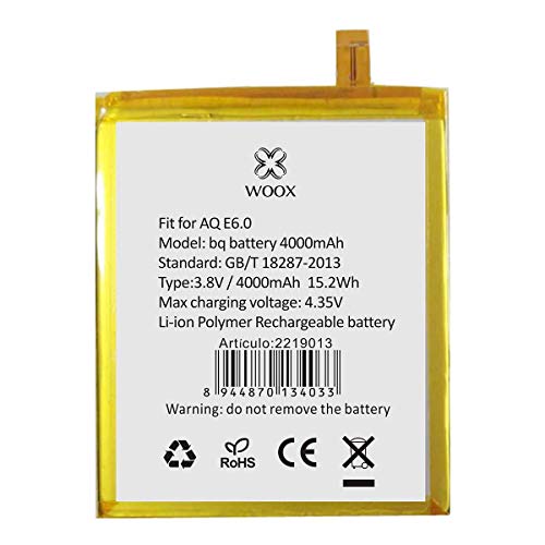 Todobarato24h Bateria Compatible con BQ AQUARIS E6 4000MAH 3.8V 15.2WH