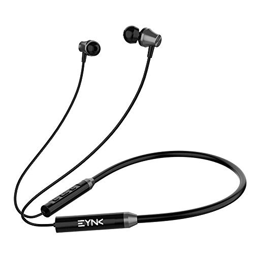 Image of Grooves Insane Wireless Bluetooth In Ear Neckband Earphone with Mic (Black)