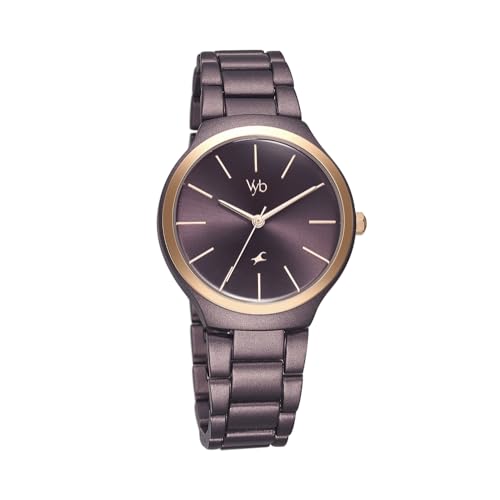Fastrack Vyb Slayer Quartz Analog Maroon Dial Purple Band Metal Strap Watch for Girls-FV60008KM02W (B0CT627QSC) Amazon Price History, Amazon Price Tracker