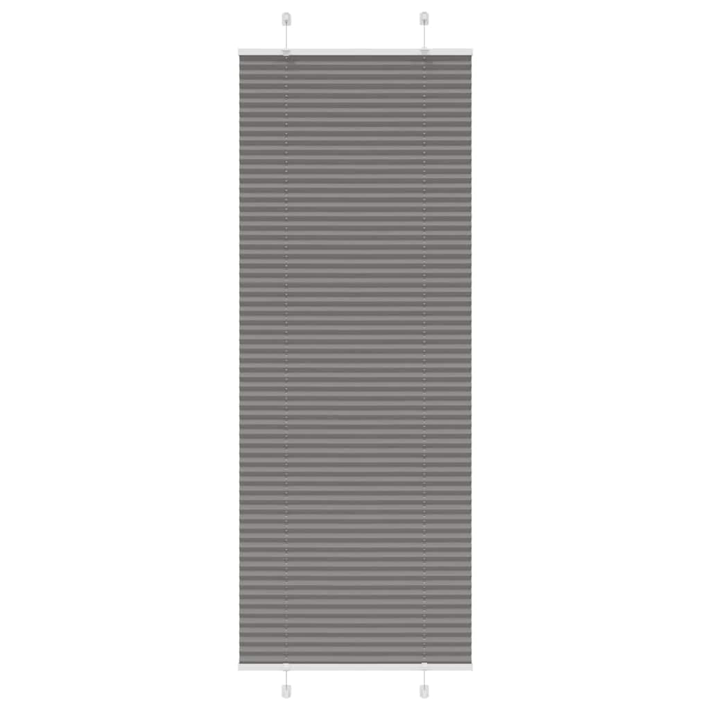Vidaxl (Anthracite, 70 X 200 Cm) Pleated Blind Anthracite 60X100 Cm Fabric Width 59.4 Cm Polyester