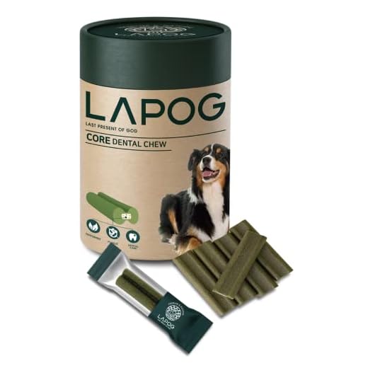 LAPOG Dog Dental Chew Sticks Breath Mints | Dog Tartar Remover for Teeth Bad Breath Eliminator | Natural Dog Allergy Chews Teeth Cleaning Treat | Puppy Breath Freshener Treats Oral Care Pet Supplies