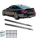 Seitenschweller kompatibel mit BMW M4 F82 2014 bis 2021 2 Tlg Schwarz Glänzend