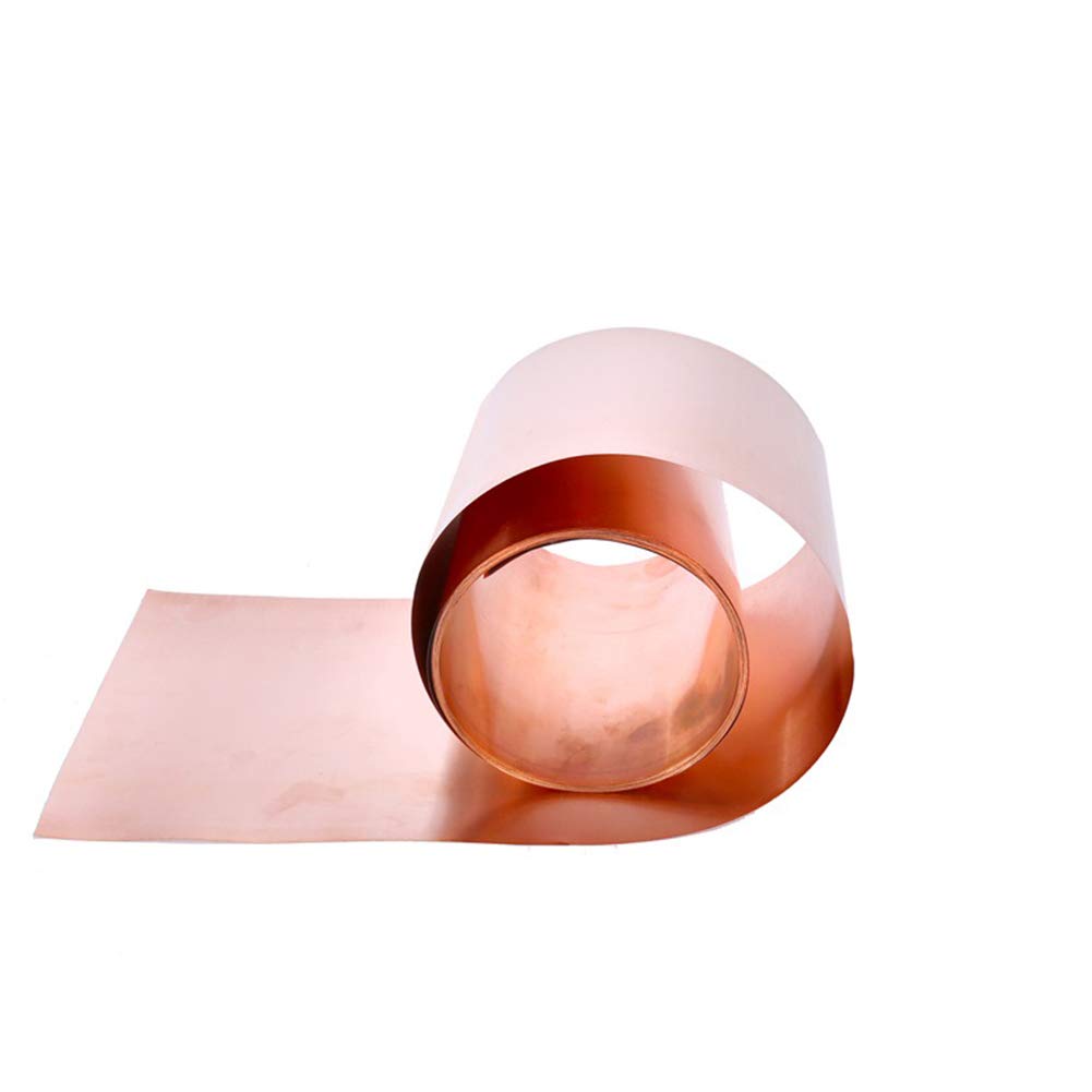 Rolka z blachy mosiężnej, Arkusz folii z czystej miedzi Cienka rolka folii miedzianej(Thickness 0.5mm)