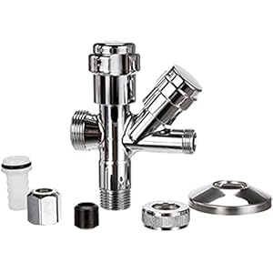 GROHE Original WAS® Kombi-Eckventil (Wandmontage, eigensicher gegen Rückfließen, Rückflussverhinderer, langlebig), chrom, 41073000, 27 x 25,5 x 18,5 cm