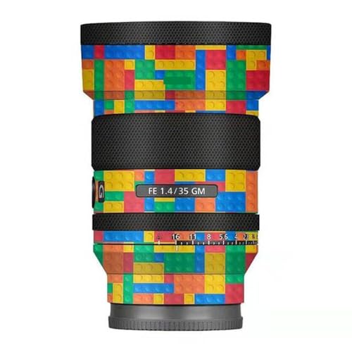 Capuchon d'objectif Sony FE 35 mm F1.4 GM éviter les rayures avec le sticker brique