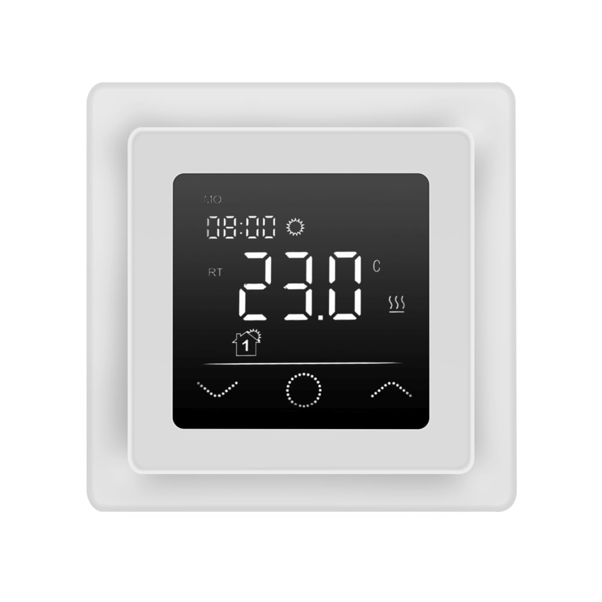 HoWaTech Thermostat Touchscreen 750 weiß | Temperaturregler für elektrische Fußbodenheizung