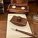 Schooner Bay 4-12 inch Wood Ink Blotter - Antique Vintage Style Writing Accessories