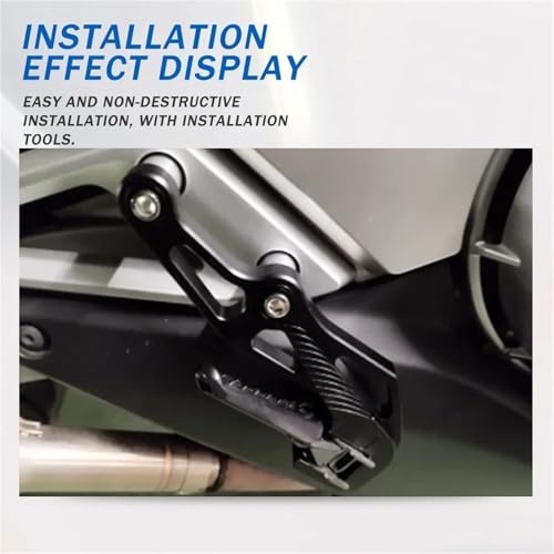 Cale pied moto noir pour NC700D et NC750D Integra