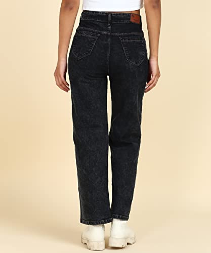 Image of Glossia Women Baggy Jeans || Women Jeans Pant || Baggy Jean's for Women's High Waist || Straight Jean's for Women's || Ladies Jean,s for Woman || Loose Jean,s for Woman Stylish (B0DGG76VYW)