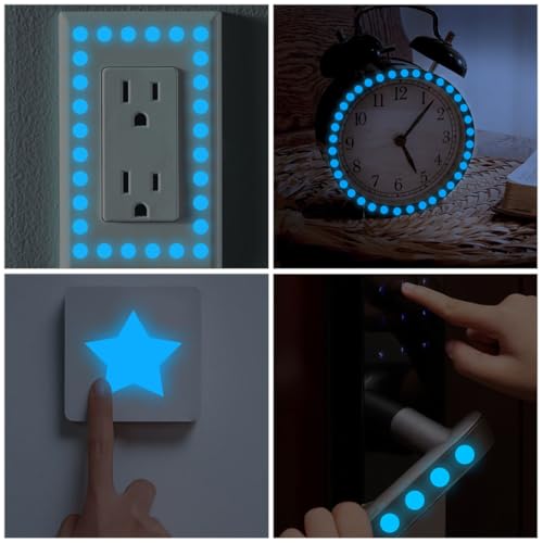 Calcomanías de Estrellas Luminiscentes para Pared Azul 2 Pzs miniatura 3