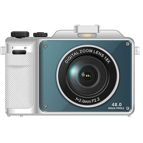 Appareil photo numérique 4K DELURA avec double objectif selfie et zoom 18X