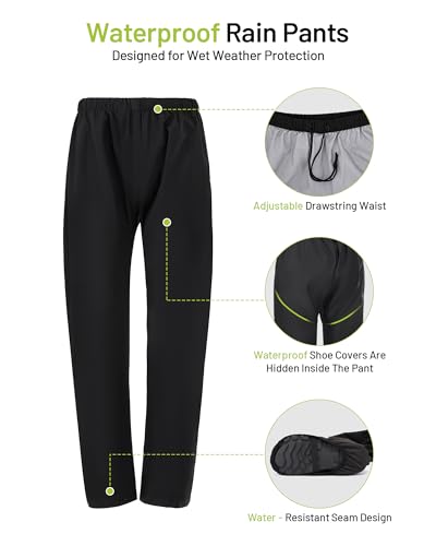 image for Oumurs Motorcycle Rain Suit For Men & Women Waterproof Motorcycle Rain