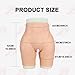 YUJIETFIT Silicone Fake Vagina Panties Hip Enhancer Pants Men's Hiding Gaff Briefs for Crossdresser Drag Queen,Wheat(upgrades)