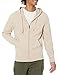 Amazon Essentials Lightweight French Terry Full-Zip Hooded Sweatshirt Felpa con Cappuccio, Avena Puntinato, XL