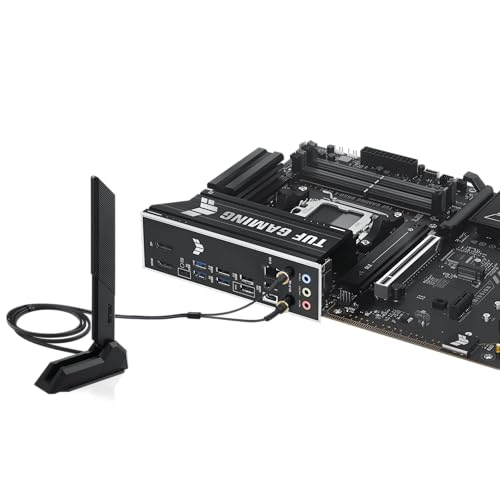 Image of ASUS TUF GAMING B850-E WIFI AMD AM5 B850 ATX motherboard, DDR5, PCIe 5.0 Ready, M.2 slots x3, Wi-Fi 6E, 2.5Gb Ethernet, DisplayPort, HDMI,USB 20Gbps Type-C, USB 10Gbps Type-C, BIOS FlashBack, AuraSync