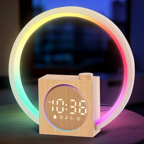 Sunrise Alarm Clock, White Noise Sound Machine, Alarm Clocks for ...