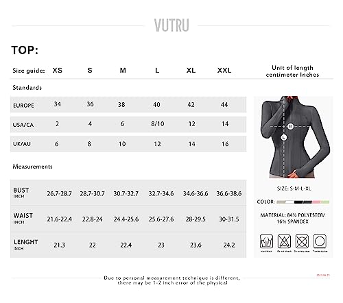Vutru Women's Workout Yoga Jacket Full Zip Running Track Jacket #TOP6
