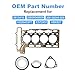 VANJING Engine Head Gasket Set with Bolts Compatible with Mini Cooper R56 Hatchback 2007-2008, Mini Cooper R55 R56 2009-2012 1.6L L4 DOHC Turbo Replacement for 9815416 ES72451 HS26453PT