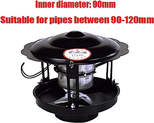 Dachventilatoren,Schornsteinrauchabsauger, Schornsteinventilator, Rauchabzug, 50 W/60 W/100 W, Schornsteinventilator, Traktionsinduktor, Schornsteinabluftventilator – Bild 4