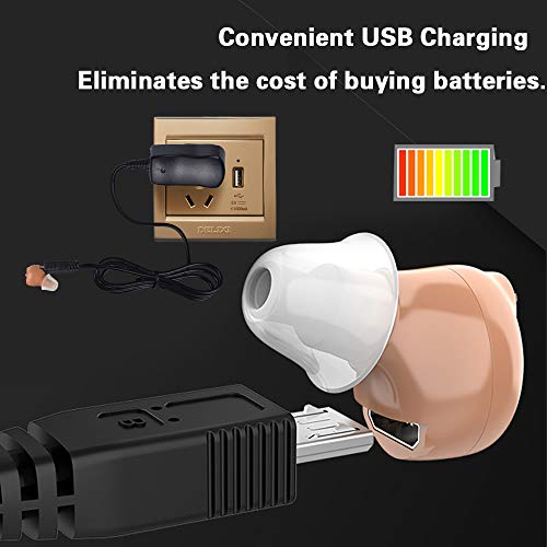 Mini Rechargeable Sound Amplifier, Hearing Amplifier With Digital Noise Reduction For Portable Carrying #TOP1