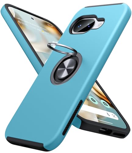 JAME for Google Pixel 9A Case with Ring Stand Shockproof Slim Phone Case