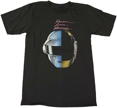 Amazon | [BIAOYI STORE] ヴィンテージ風Tシャツ Daft Punk