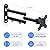 suptek TV Wall Mount Bracket Monitor arm TV Wall Mount Bracket Display arm Monitor Mount for 13-30" Adjustable up/Down, Left/Right Angle, 28.66lbs Load Capacity VESA75-100mm MA2776