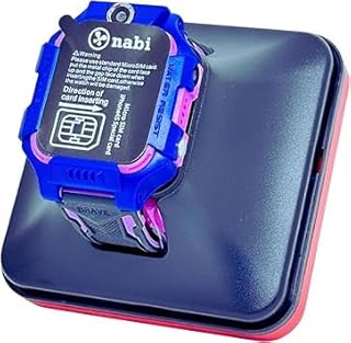 ساعة ذكية للأطفال مقاومة للماء، تتبع دقيق، شريحة اتصال ومكالمة صوتية، تتبع بنظام تحديد المواقع GPS للوالدين، تصميم آمن وعصري (أرجواني) من زي 7 بلس